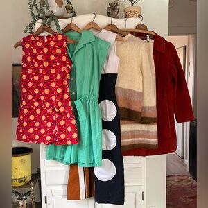 Vintage 60s 70s vintage wholesale Dress Sweater Romper clothing bundle lot